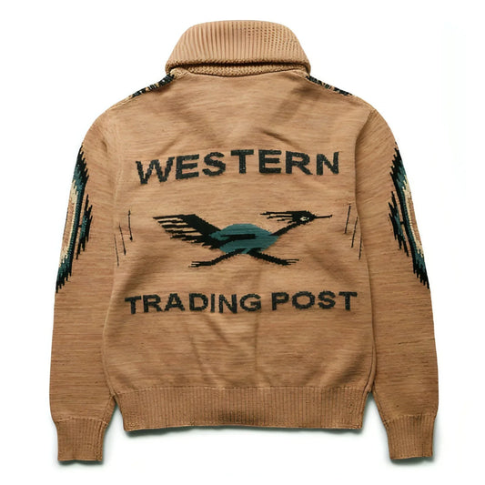 Autumn And Winter Jacquard Sweater Coat - Which Mark