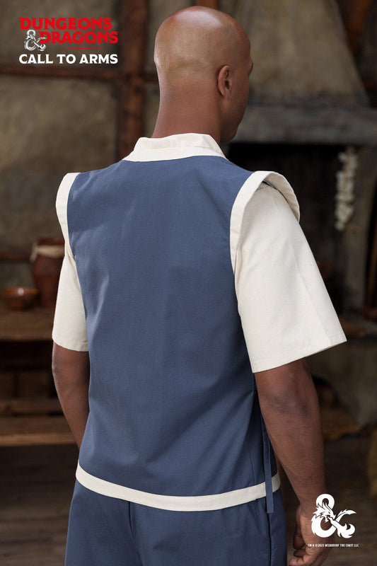 Dungeons & Dragons Monk Vest Woad Blue/Natural - Which Mark