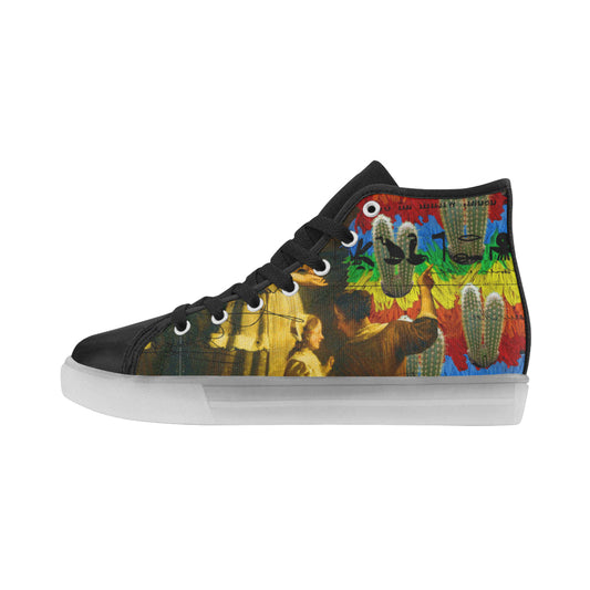 AND THIS, IS THE RAINBOW BRUSH CACTUS. II Light Up Men's Sneakers - Which Mark
