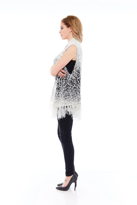 THE TASSEL WINTER SWEATER IN COZY WHITE - Which Mark