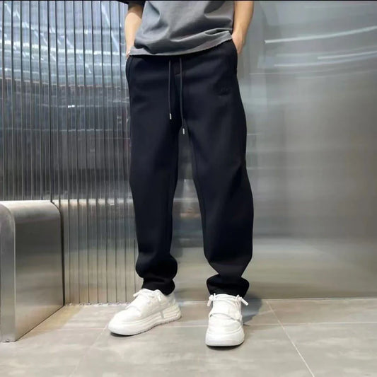 Loose Straight Track Sweatpants Casual Long Pants Men - Which Mark