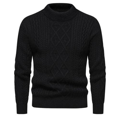 UrbanLayer™ – Solid Knit Crewneck for Men - Which Mark