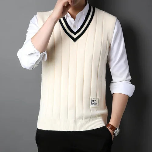 Vest Men's Sleeveless Thermal Sweater - Which Mark