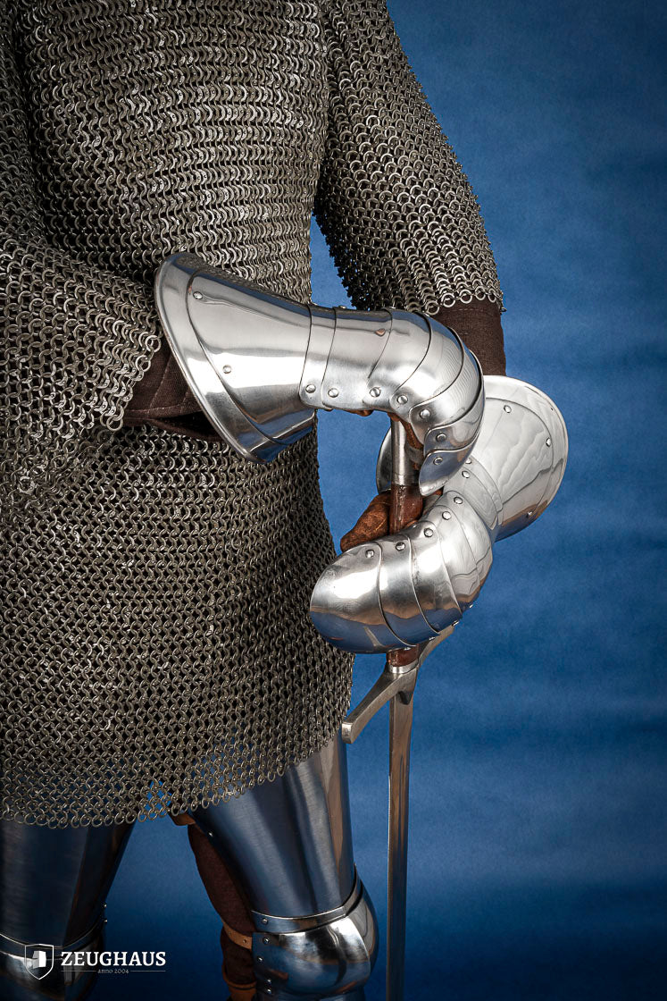 Mitten Gauntlets 15tg Cent. 1,6mm Polished - Which Mark