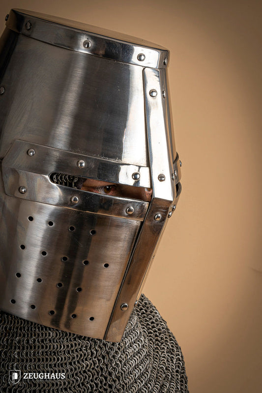 Crusader Great Helmet 1,6mm Polished - Which Mark