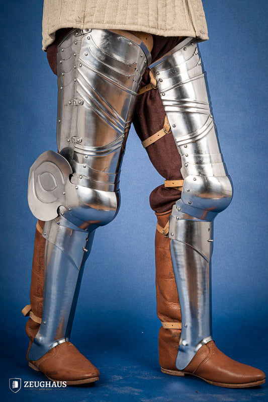 German Full Leg Armor 15th Cent. 1,2mm Polished - Which Mark