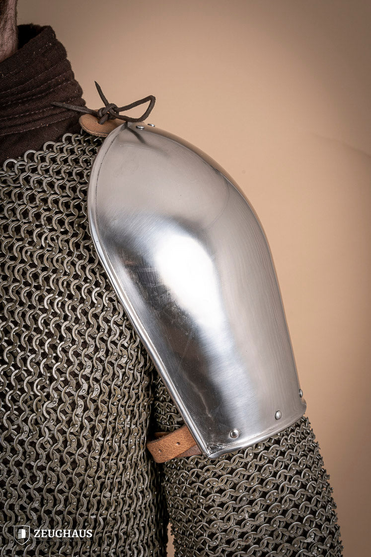 Pauldrons 1350-1425 1,6mm Polished - Which Mark