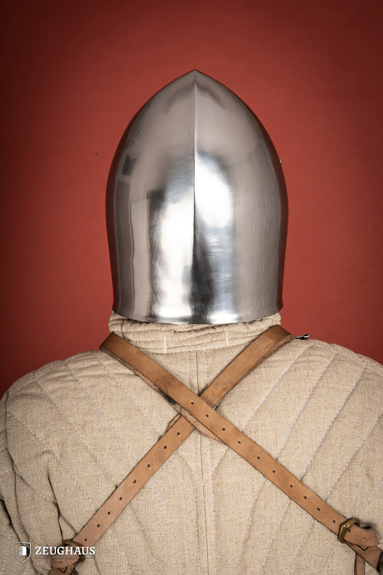 Simple Bascinet Helmet 2mm Polished - Which Mark