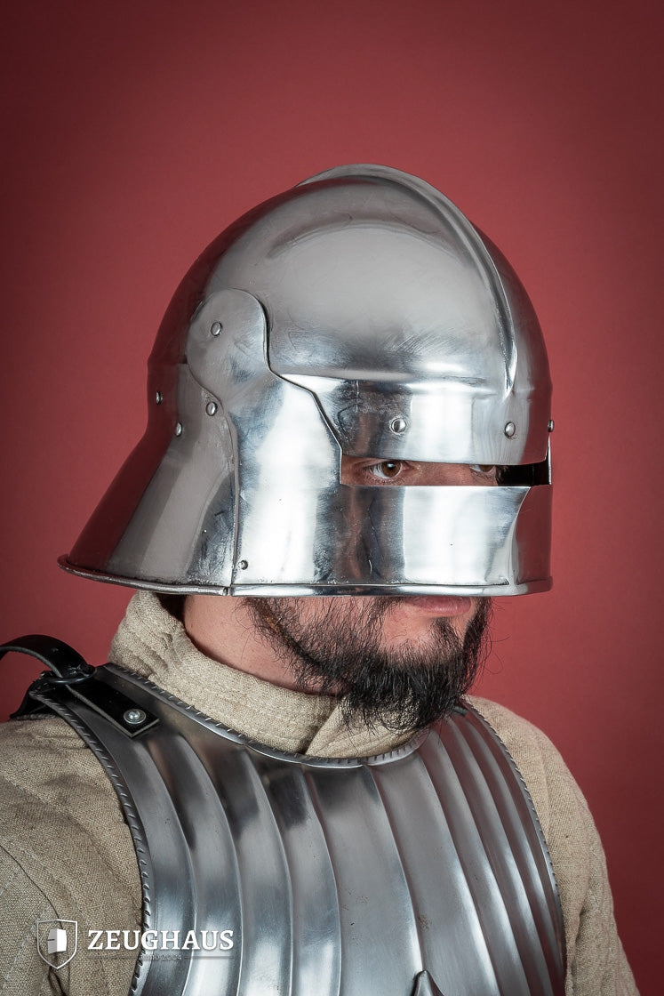 Infantry Sallet Helmet 1,6mm Polished - Which Mark