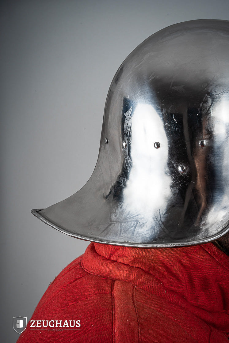 Open Sallet Helmet 1,6mm Polished - Which Mark