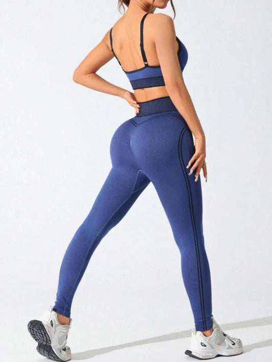 Scoop Neck Cami and High Waist Leggings Active Set - Which Mark
