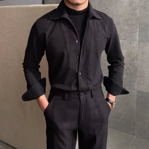 Casual Versatile DressShirt For Trendy Men - Which Mark