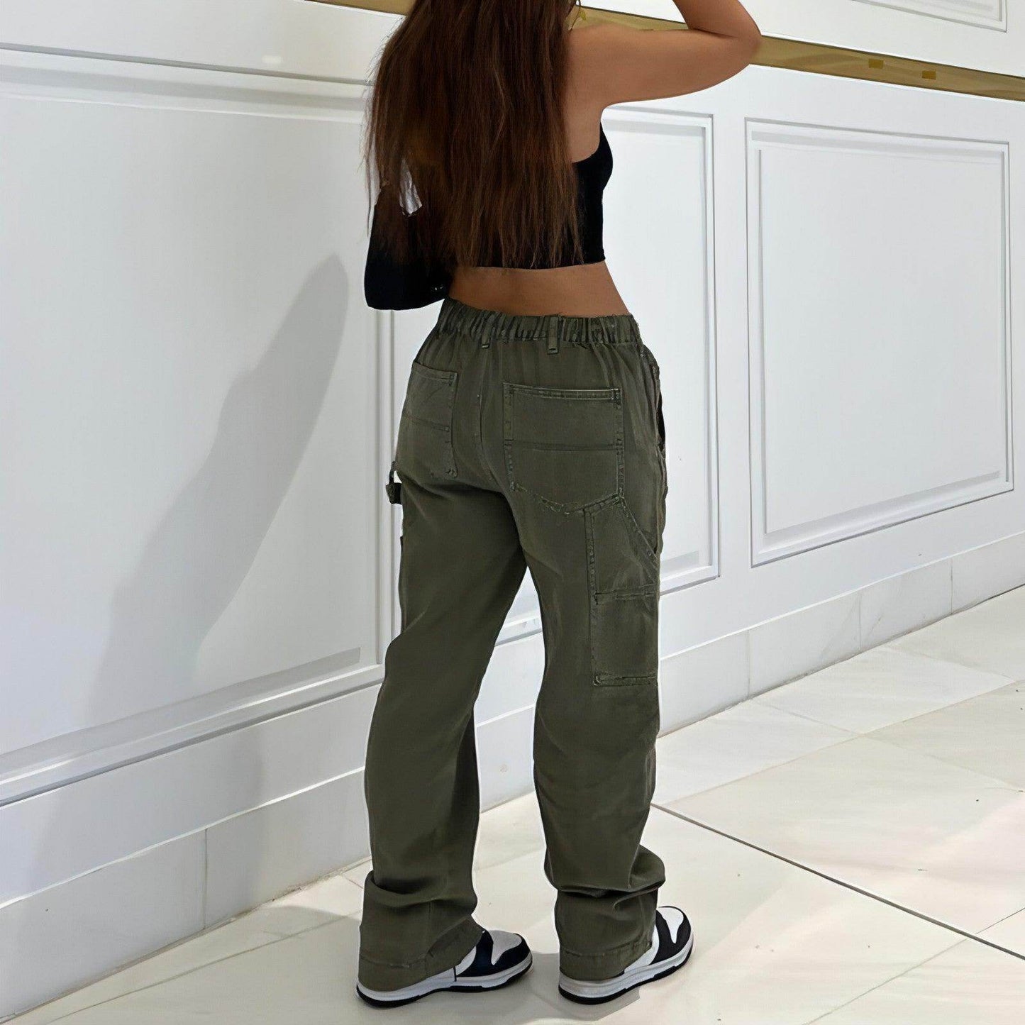 CargoMuse™ – High Waist Straight-Leg Utility Jeans for Women - Which Mark