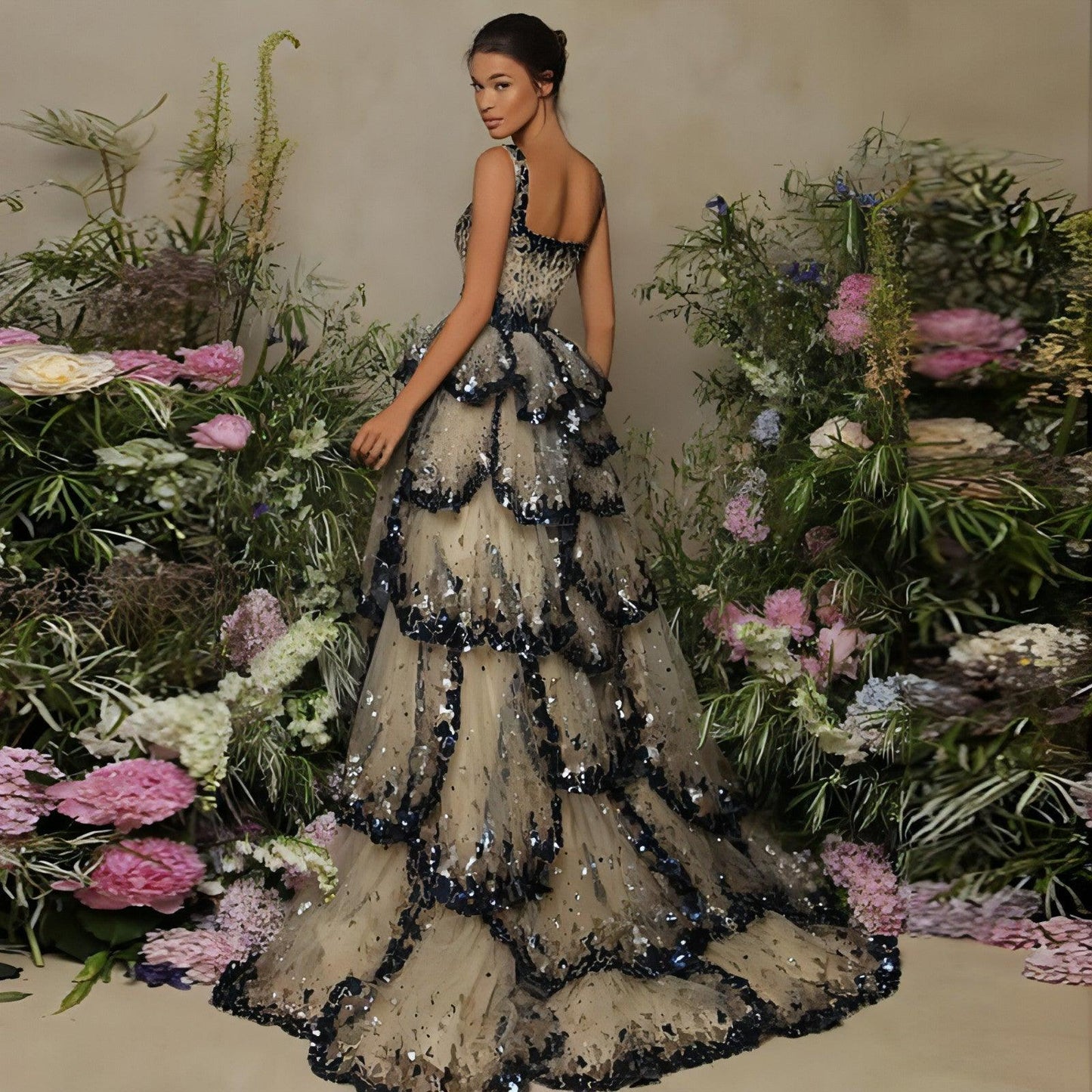 A1. Women's High-end Luxury Puffy Dress Skirt - Which Mark
