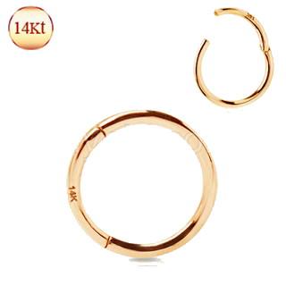 14Kt. Rose Gold Seamless Clicker Ring - Which Mark
