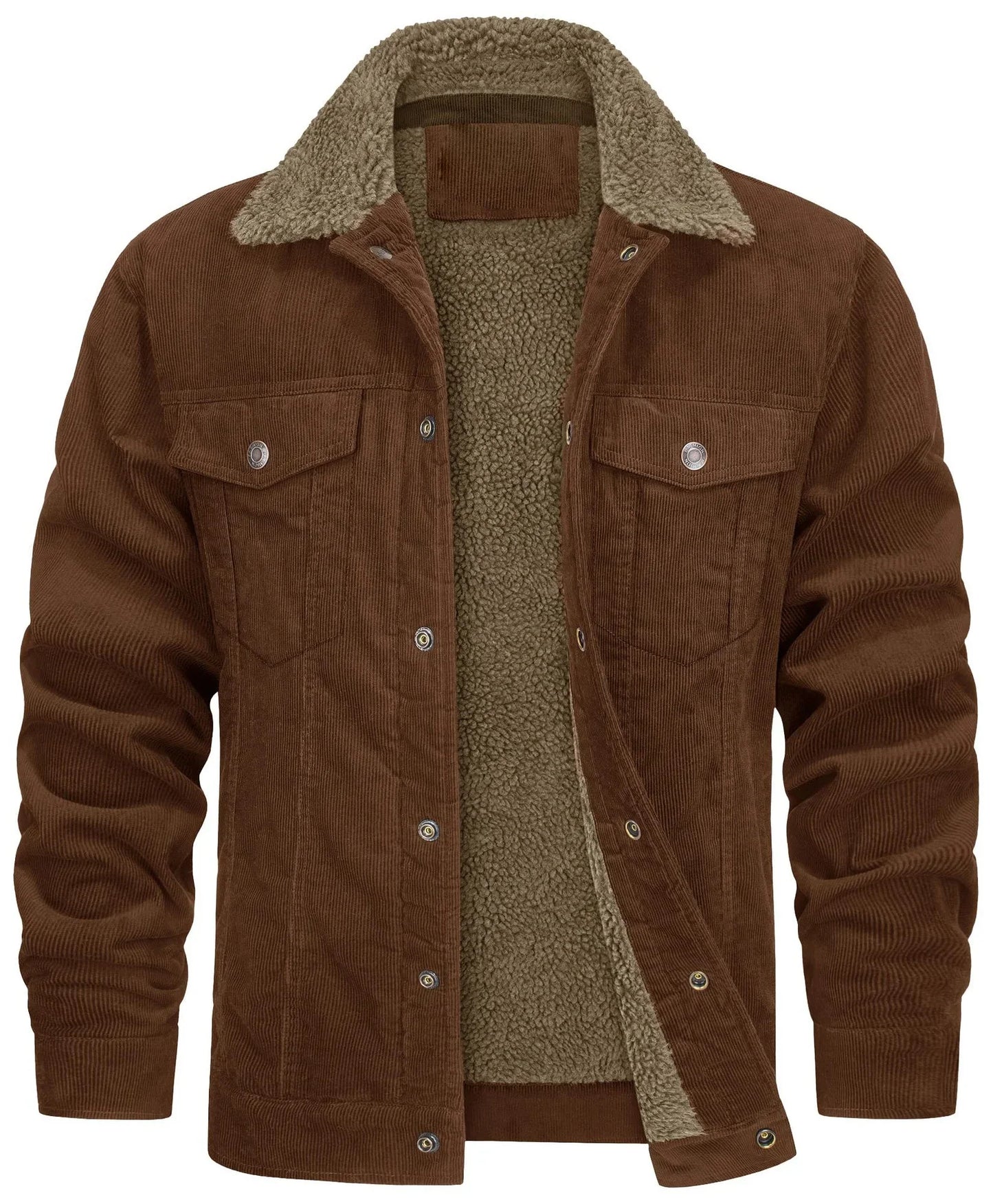 NordWool™ – Corduroy Lapel Plush Jacket for Men - Which Mark