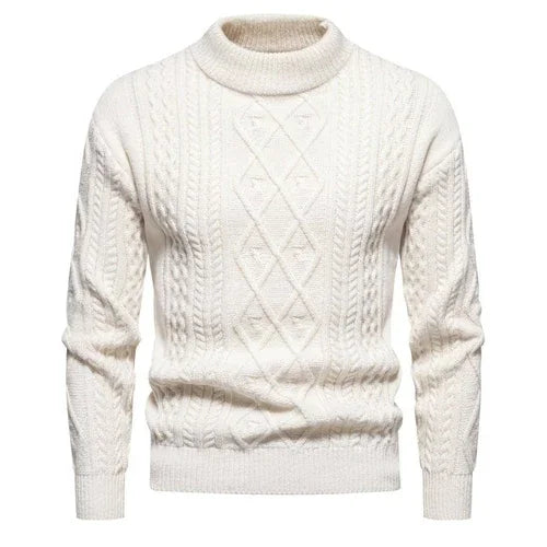 UrbanLayer™ – Solid Knit Crewneck for Men - Which Mark