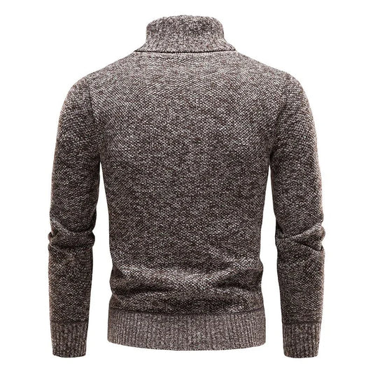 CoreLayer™ – Men’s Outer Turtleneck Knit Sweater - Which Mark