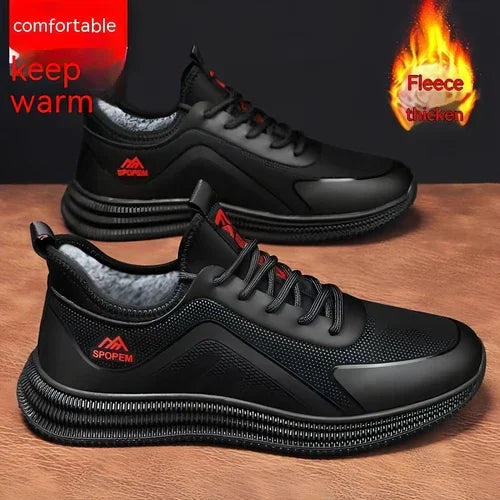 Men's Fly Woven Mesh Shoes Soft Sole Sneakers - Which Mark