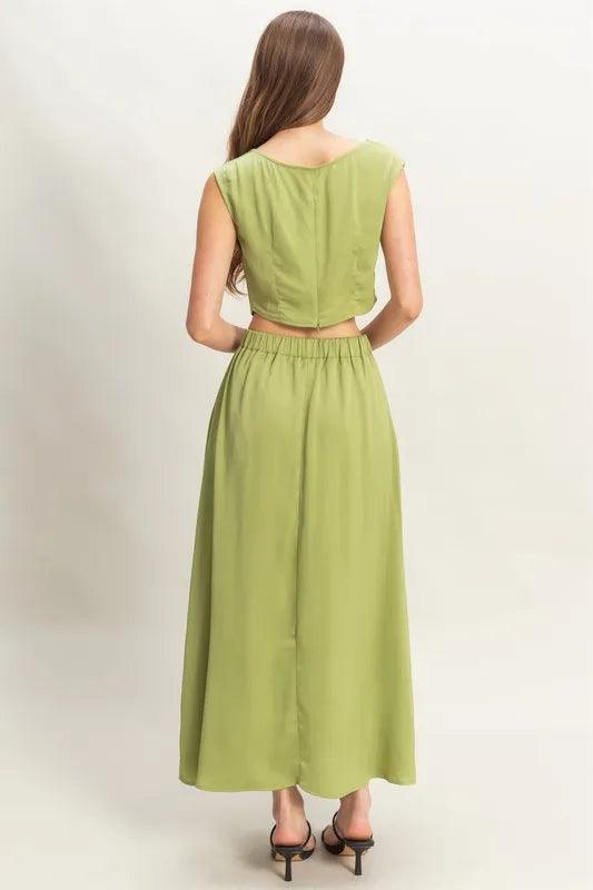 HYFVE Sleeveless Top and Maxi Skirt Set - Which Mark