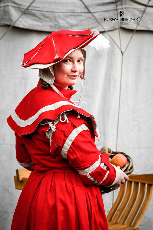 Landsknecht Pellerine Flora Red/Natural - Which Mark