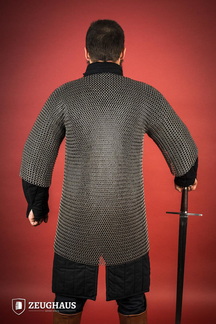 Chainmail Haubergeon Roundring 9mm Steel Oiled - Which Mark
