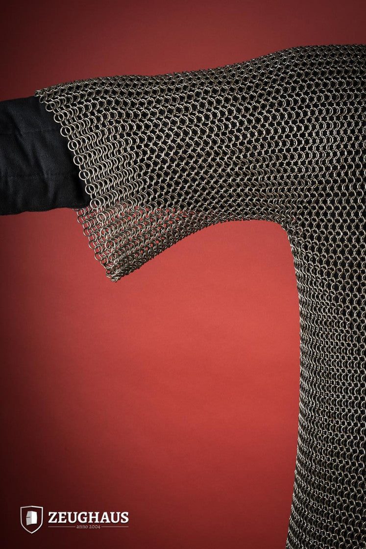 Chainmail Haubergeon Roundring 9mm Steel Oiled - Which Mark