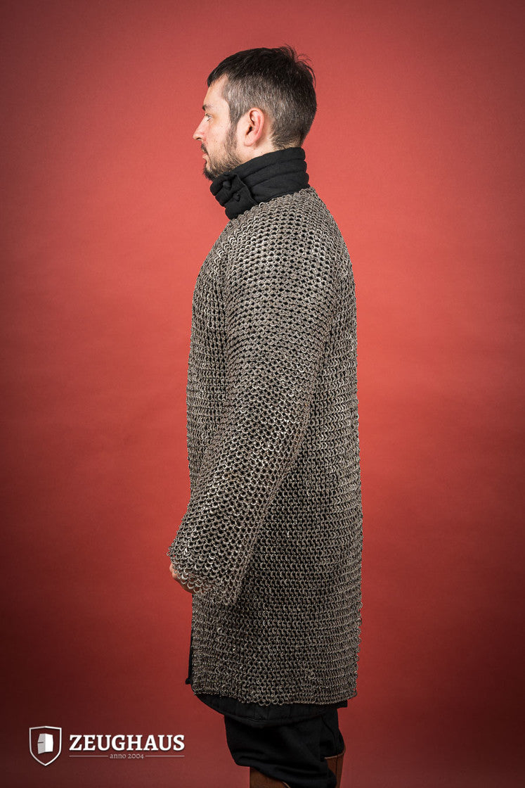 Chainmail Hauberk Flatring Riveted 9mm Stainless Steel - Which Mark