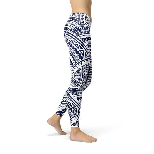 Polynesian Maori Tattoo Leggings - Which Mark