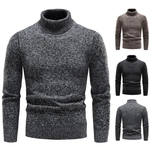 CoreLayer™ – Men’s Outer Turtleneck Knit Sweater - Which Mark