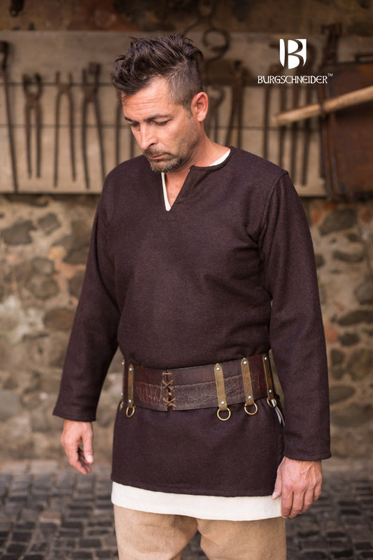 Wool Tunic Lodin Brown - Which Mark