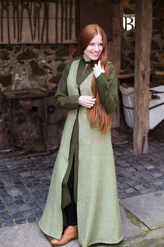 Sleeveless Coat Maiva Linden Green - Which Mark