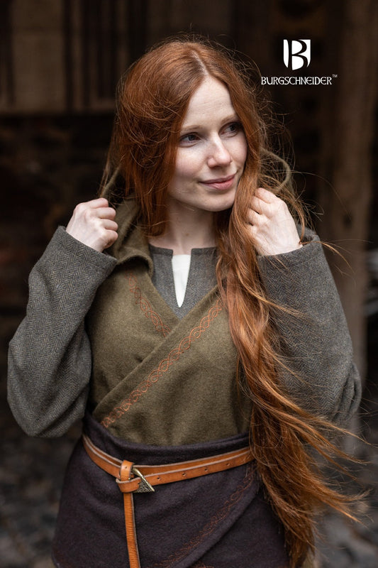 Wrap Dress Myrana Autumn Green - Which Mark