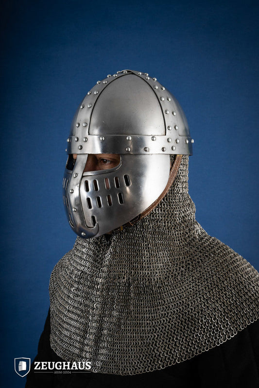 Norman Faceplate Spangenhelm 1,6mm Polished - Which Mark