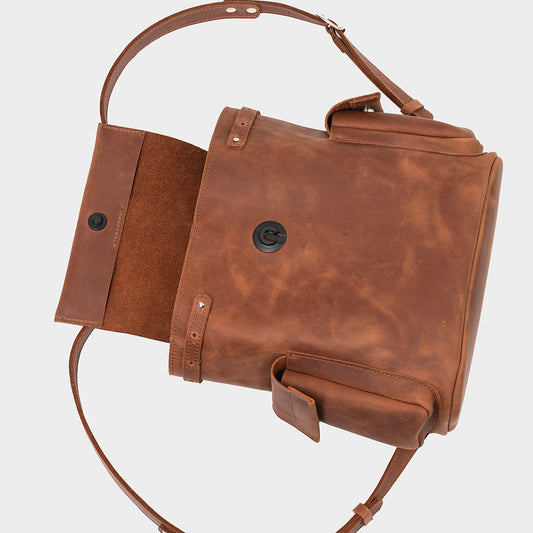 Leather Backpack - European