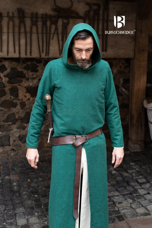 Hooded Long Tunic Renaud Green - Which Mark