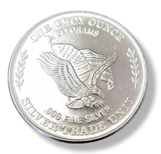 1 oz Silver ASSAY OFFICE SAN FRANCISCO Round CC Mint 1981 US - Which Mark