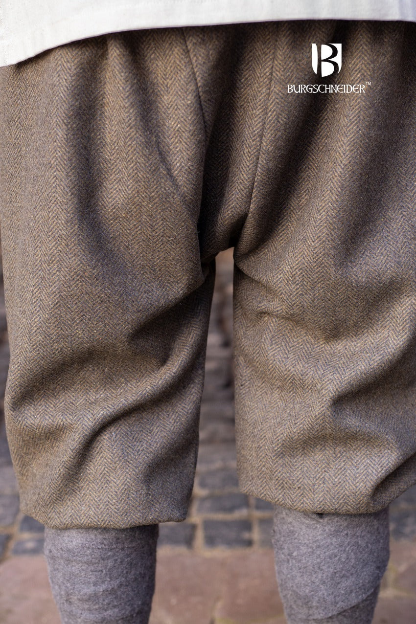 Rus Pants Tilda Herringbone Olive/Grey - Which Mark
