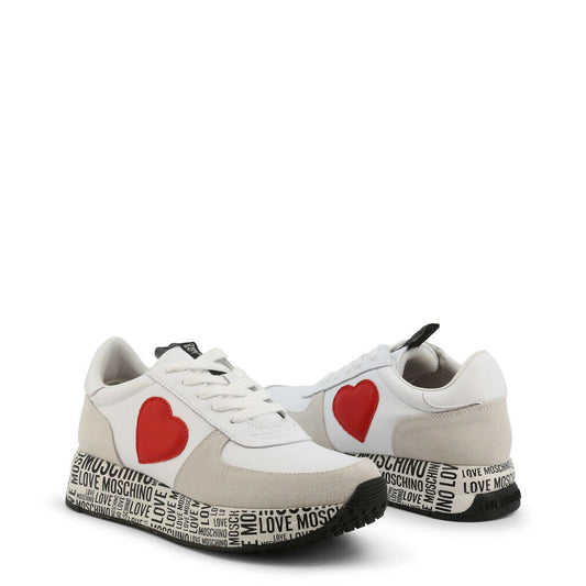 White Heart Sneakers - Which Mark