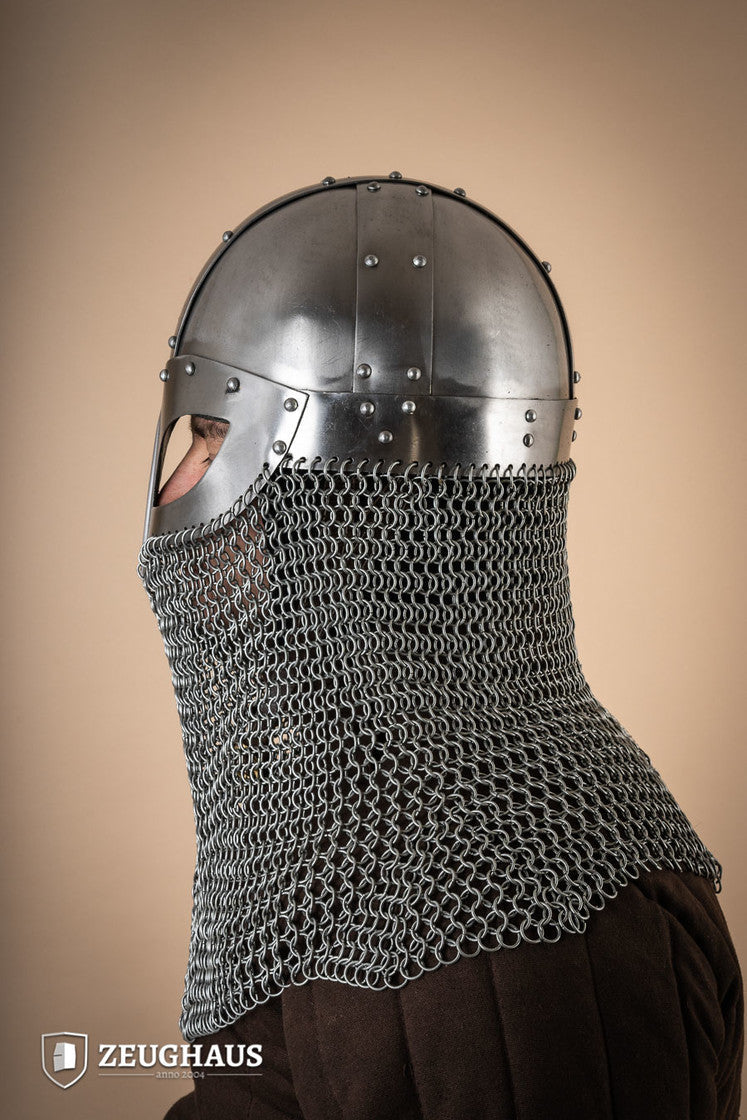 Viking Helmet with Aventail 1,6mm Polished - Which Mark