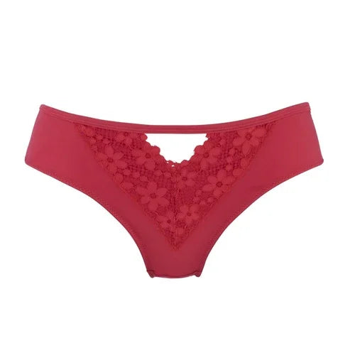 Passion Red - Silk & Organic Cotton Brief - Which Mark