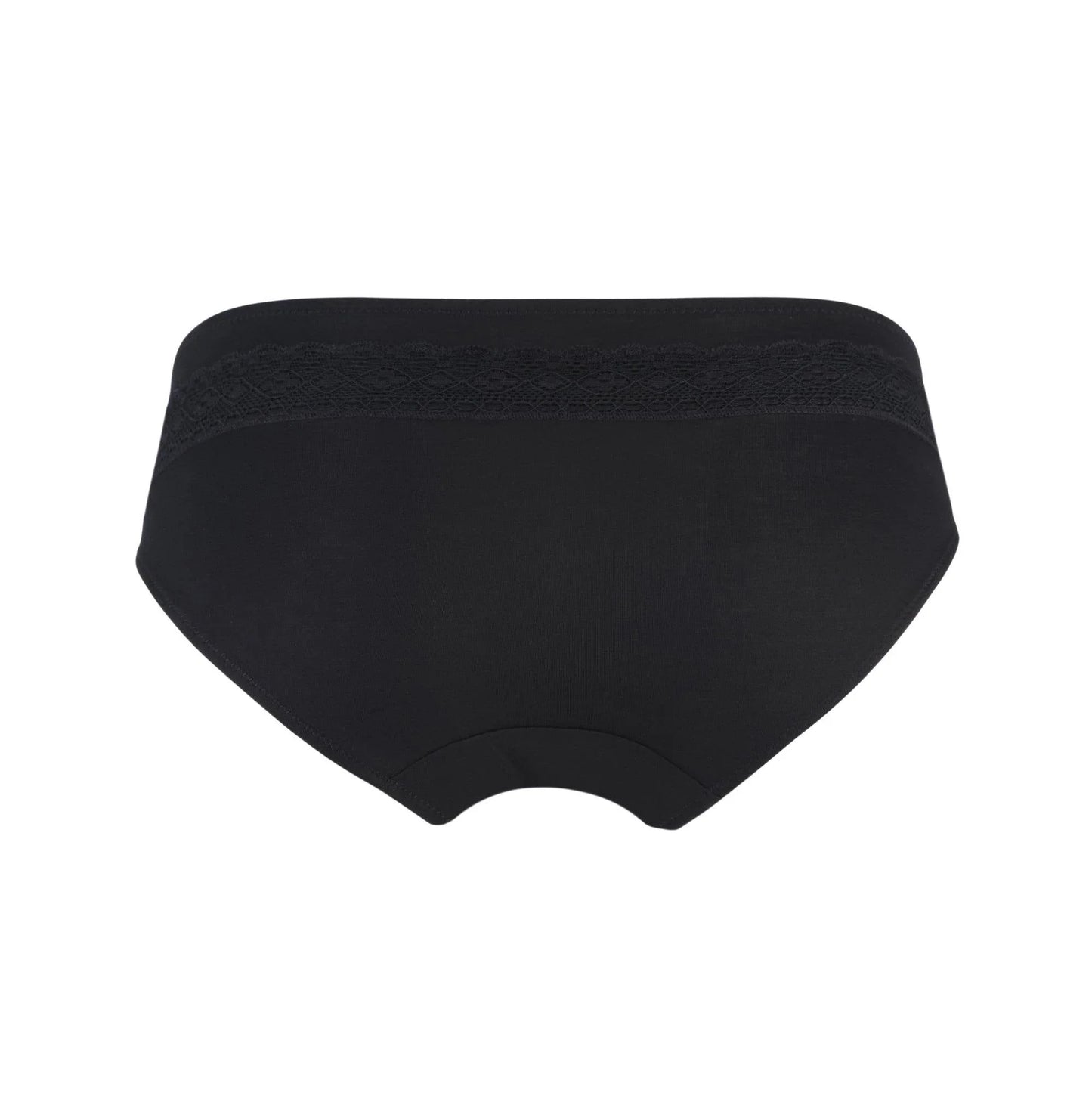 Champagne - Silk & Organic Cotton Brief in Black - Which Mark