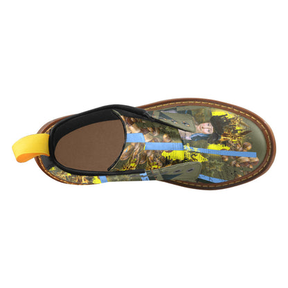 SUNRISE Men's Leather High Boots - Which Mark