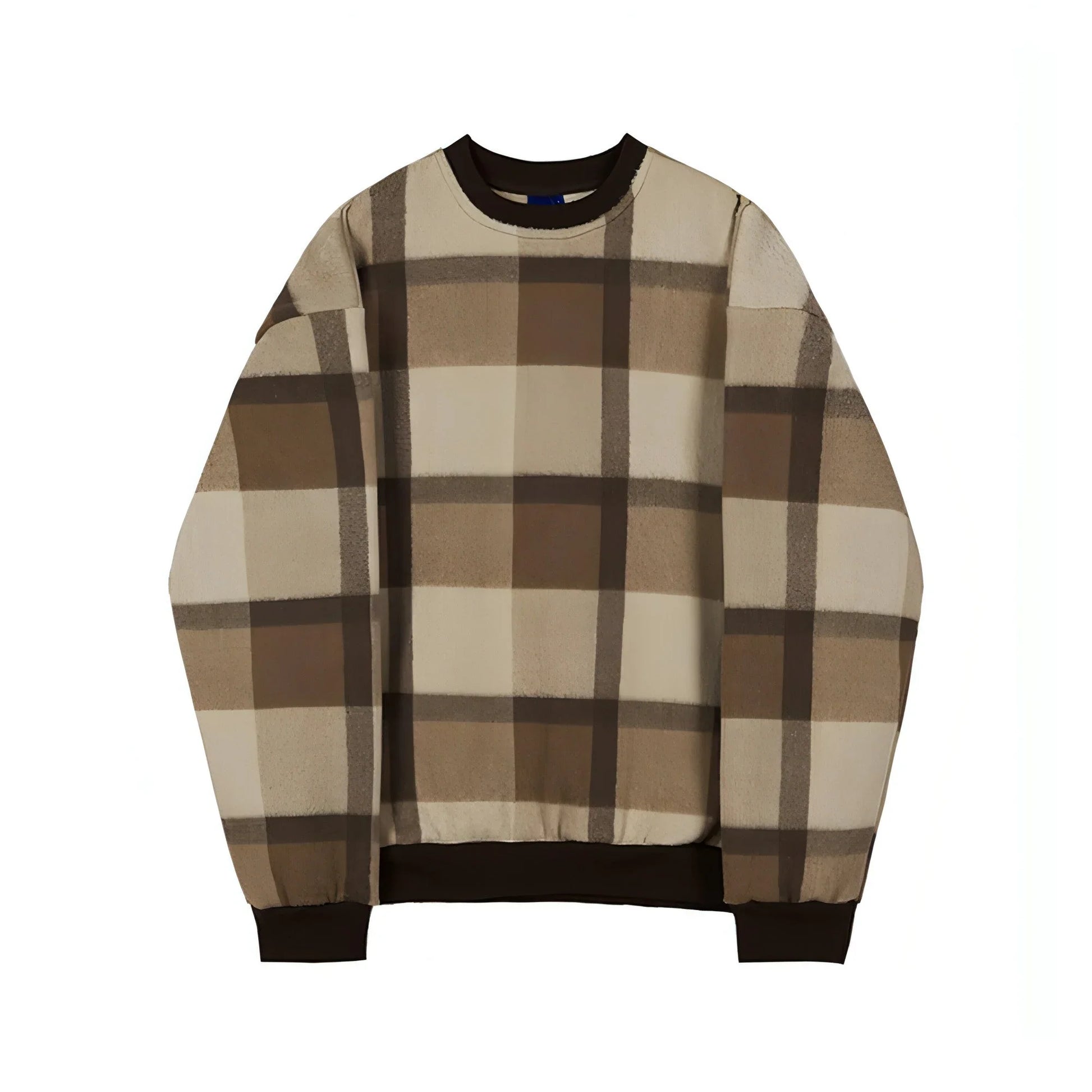 Plush Plaid Sweater Men's - Which Mark