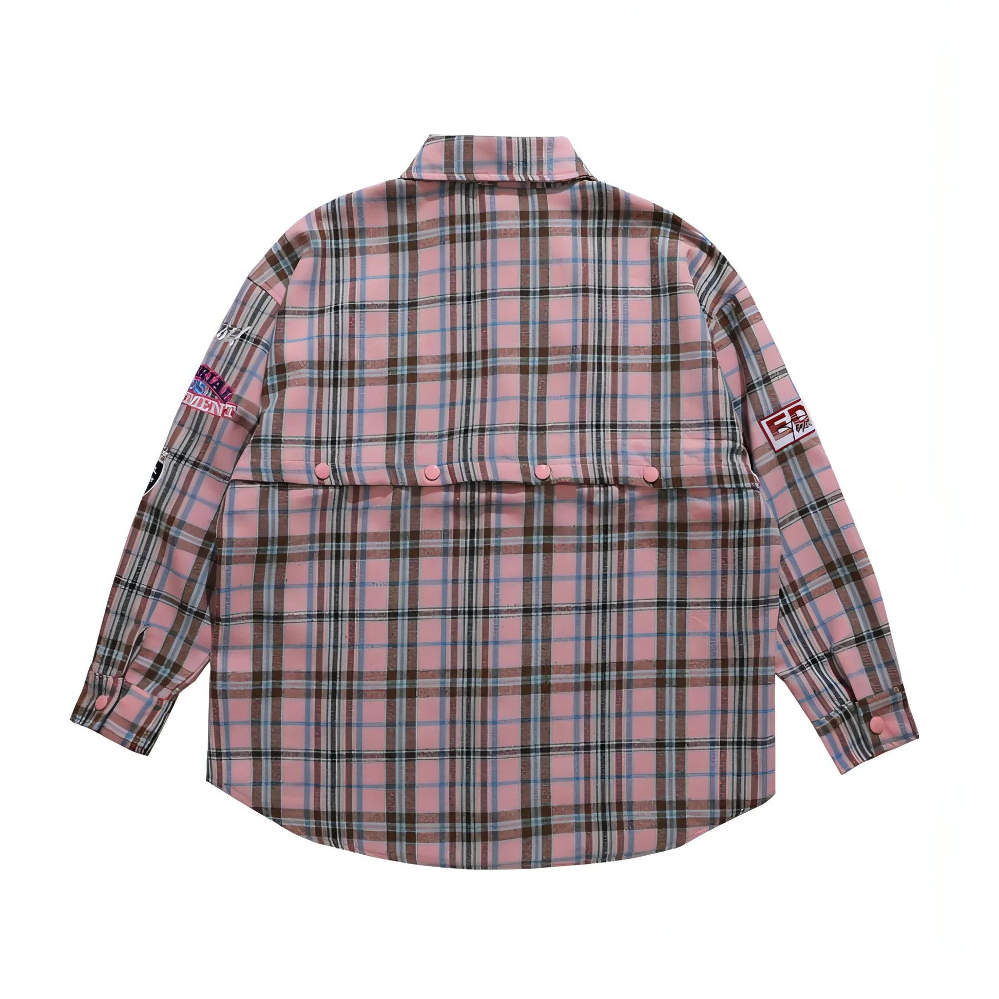Fashion Brand Plaid Long Sleeve DressShirt Coat Jacket Men & Women - Which Mark