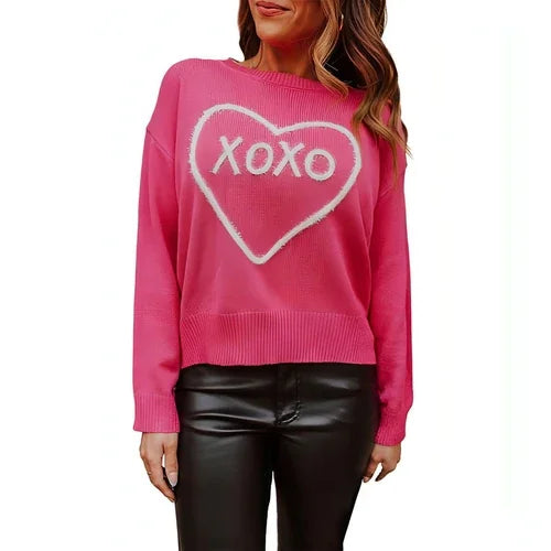 Women's Warm Leisure All-matching Printed Sweater - Which Mark