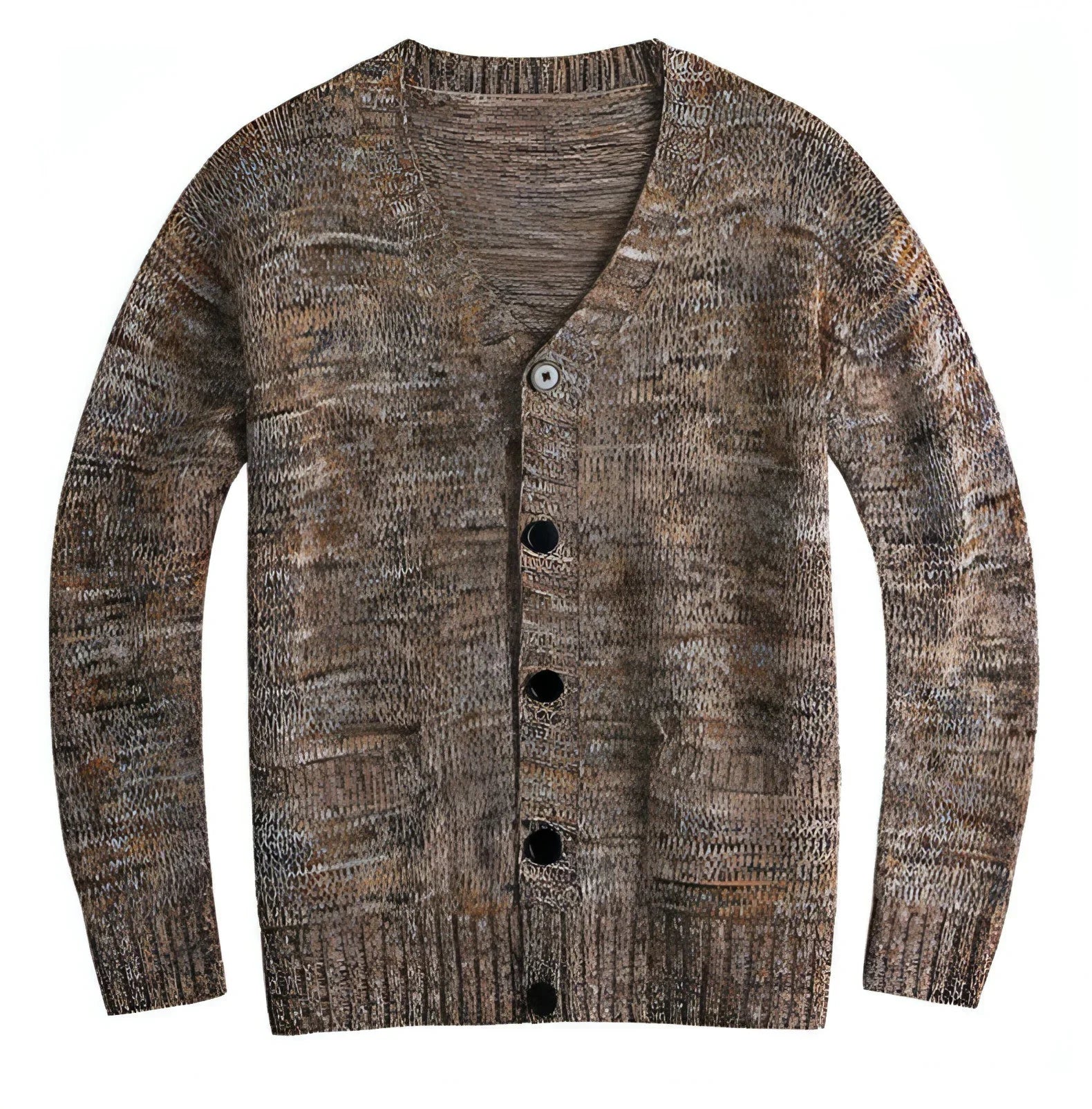 Men's Autumn And Winter Thin Mixed Wool Sweater - Which Mark