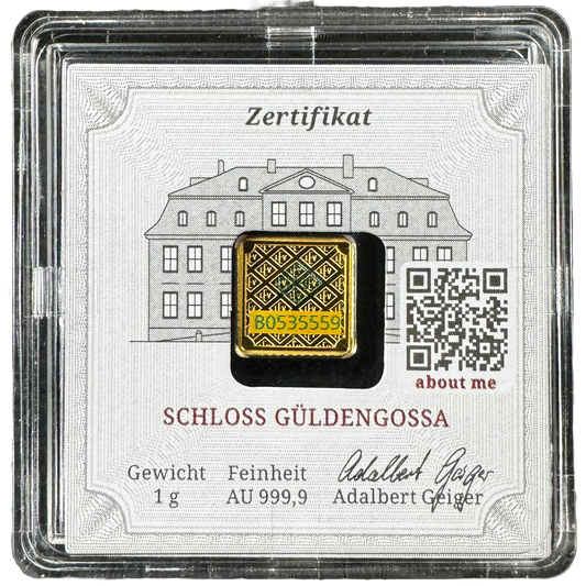 1 g Gold GEIGER Bar - Which Mark