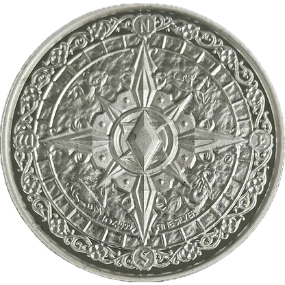 1 oz Silver BLACKBEARD Round (OZ Mint) - Which Mark