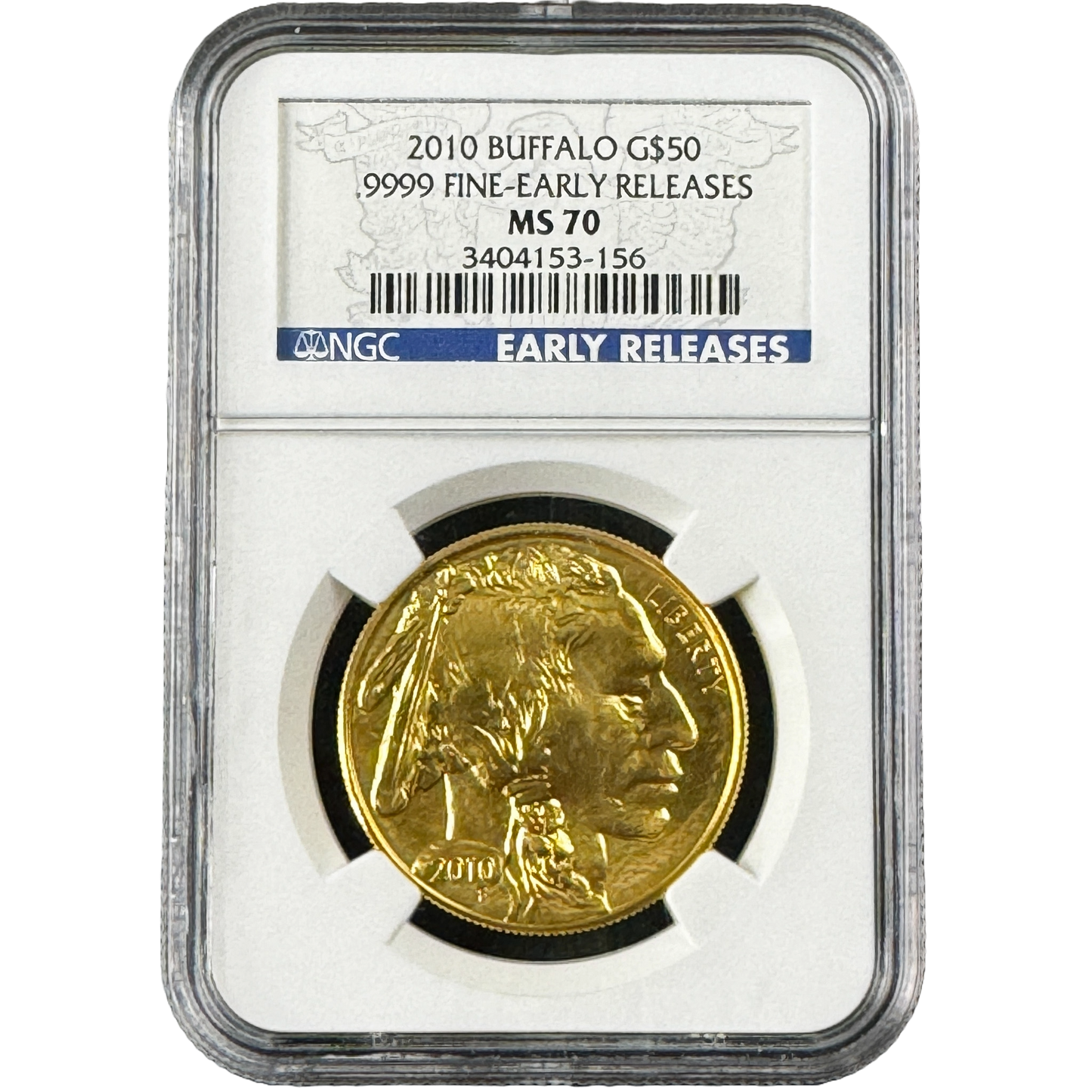 1 oz Gold AMERICAN BUFFALO Early Releases Coin MS70 2010 - Which Mark